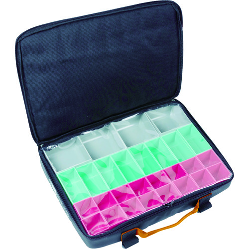 トラスコ中山 TRUSCO プロ用段積みバッグ STACK BLOCK パーツケース 420X70 Fタイプ(ご注文単位1セット)【直送品】