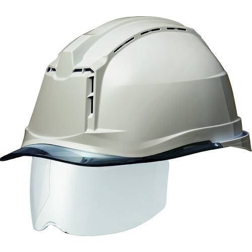 トラスコ中山 ミドリ安全 ハイスペックモデル(ワイドシールド付) SC-19PCLVSRA3α グレー(ご注文単位1個)【直送品】