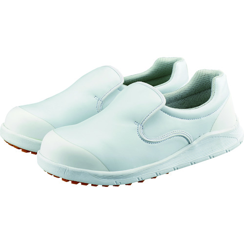 トラスコ中山 シモン 耐滑・防菌・防カビ 厨房向けプロスニーカー SC217T白 26.5(ご注文単位1足)【直送品】