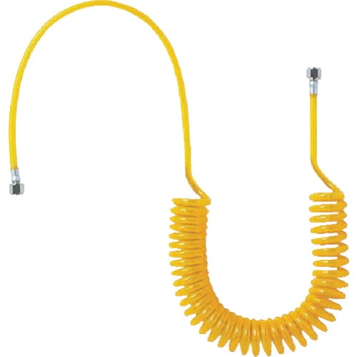 トラスコ中山 TRUSCO 取替用ウレタンコイルホース 2m(ご注文単位1本)【直送品】