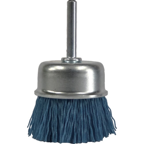 トラスコ中山 SUNPOWER #180グリット軸付カップブラシ(砥粒入6NY)(ご注文単位1個)【直送品】