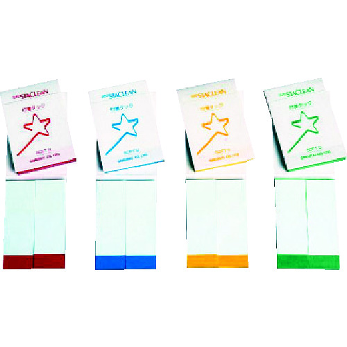 トラスコ中山 桜井 クリーンルーム用文房具 ニュ-スタクリン付箋タック青 (30枚入)(ご注文単位1箱)【直送品】