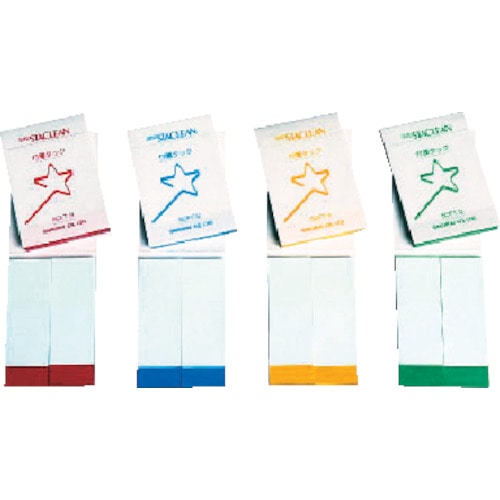 トラスコ中山 桜井 クリーンルーム用文房具 ニュ-スタクリン付箋タック赤 (30枚入)(ご注文単位1箱)【直送品】