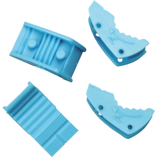 トラスコ中山 TTC ぷらイヤー200mm交換用樹脂パッド(ご注文単位1箱)【直送品】