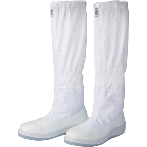 トラスコ中山 ミドリ安全 トウガード付 先芯入りクリーン静電靴 フード 25.5CM(ご注文単位1足)【直送品】