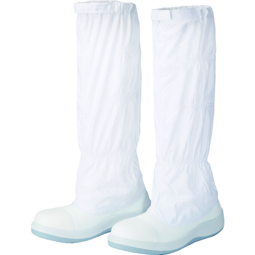 トラスコ中山 ミドリ安全 トウガード付 先芯入りクリーン静電靴 フードランタン 23.5CM(ご注文単位1足)【直送品】