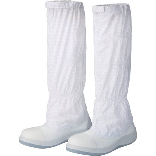 トラスコ中山 ミドリ安全 トウガード付 先芯入りクリーン静電靴 フードランタン 25.5CM(ご注文単位1足)【直送品】