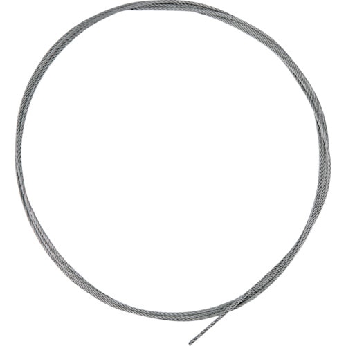 トラスコ中山 TRUSCO ステンレスワイヤカットロープ 0.81Φ×1000mm 両端加工なし(ご注文単位1本)【直送品】