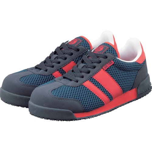 トラスコ中山 サンダンス SD0032 DAYTONA ネイビー＆レッド 27.0（ご注文単位1足）【直送品】