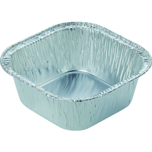 トラスコ中山 TRUSCO 使い捨てアルミ容器 角深型 20枚入 270CC(ご注文単位1袋)【直送品】