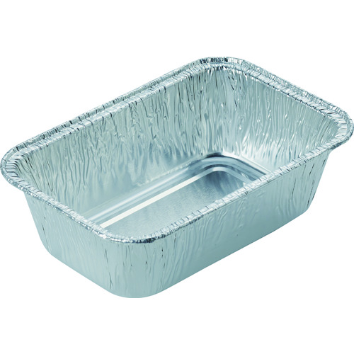 トラスコ中山 TRUSCO 使い捨てアルミ容器 角深型 20枚入 300CC(ご注文単位1袋)【直送品】