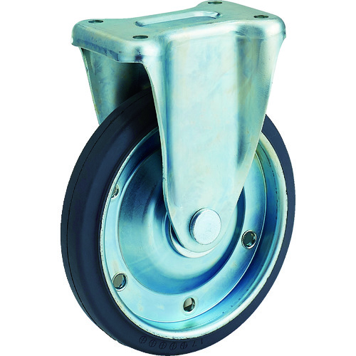 トラスコ中山 TRUSCO プレス製運搬車用オプション 台車 ドンキーカート500シリーズ用キャスター Φ200 許容荷重2500N 固定 グレーゴム(ご注文単位1個)【直送品】