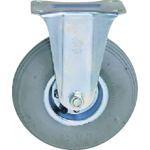 トラスコ中山 TRUSCO プレス製運搬車用オプション エコ運搬車用 空気タイヤ 固定キャスターΦ220 ゴム車(ご注文単位1個)【直送品】