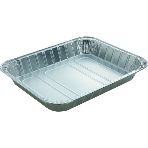トラスコ中山 TRUSCO 使い捨てアルミ容器 大型深型 360X300X50 5枚入(ご注文単位1袋)【直送品】