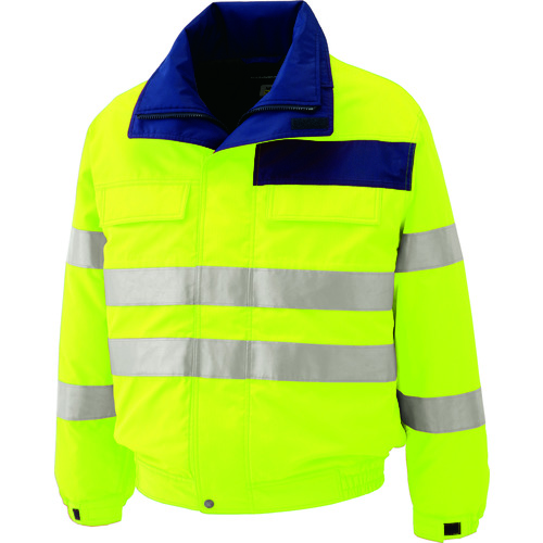 トラスコ中山 ミドリ安全 高視認性 防水帯電防止防寒ブルゾン イエロー M(ご注文単位1着)【直送品】