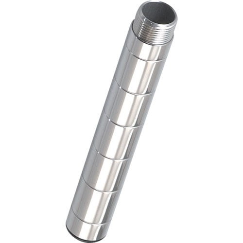 トラスコ中山 TRUSCO ステンレス製メッシュラック用継ぎ足し支柱 L157(ご注文単位1本)【直送品】