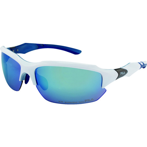 トラスコ中山 FILA 機能グラス サングラス SF4016J-ホワイト/ブルーホワイト(ご注文単位1個)【直送品】
