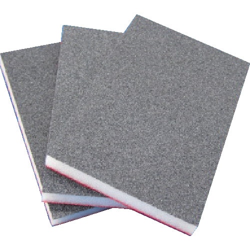 トラスコ中山 マイン オービタルエアサンダー用 サンディングフォーム(マジックタイプスポンジ研磨材) 粒度500~1000(ご注文単位1箱)【直送品】