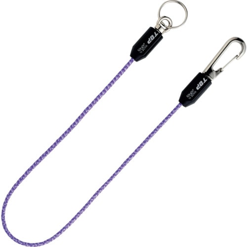 トラスコ中山 TOP ゴム製スリムセーフティコード(迷彩バイオレット)(ご注文単位1本)【直送品】