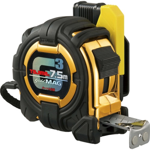 トラスコ中山 タジマ セフコンベG3ゴールドロックマグ爪25 7.5m メートル目盛(ご注文単位1個)【直送品】