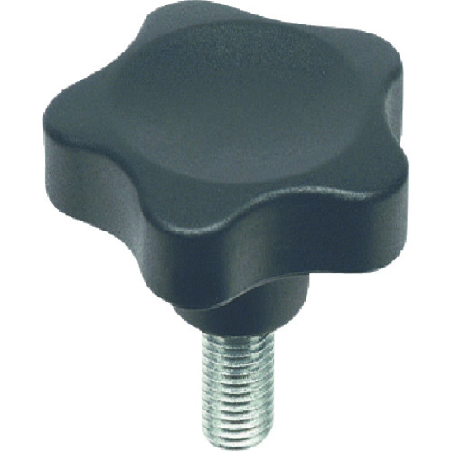 トラスコ中山 ELESA スター フィッシュ ノブ(ご注文単位1個)【直送品】