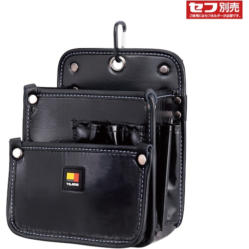 トラスコ中山 タジマ 着脱式腰袋 電工2段大 ツインフック(ご注文単位1個)【直送品】