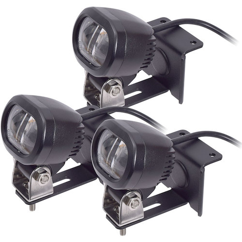 トラスコ中山 サンコー フォークリフトセーフティLEDレーザー3個セット（ご注文単位1セット）【直送品】