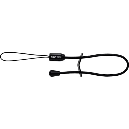 トラスコ中山 TOP ゴム製セーフティストラップ(ブラック)(ご注文単位1本)【直送品】