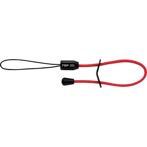 トラスコ中山 TOP ゴム製セーフティストラップ(レッド)(ご注文単位1本)【直送品】
