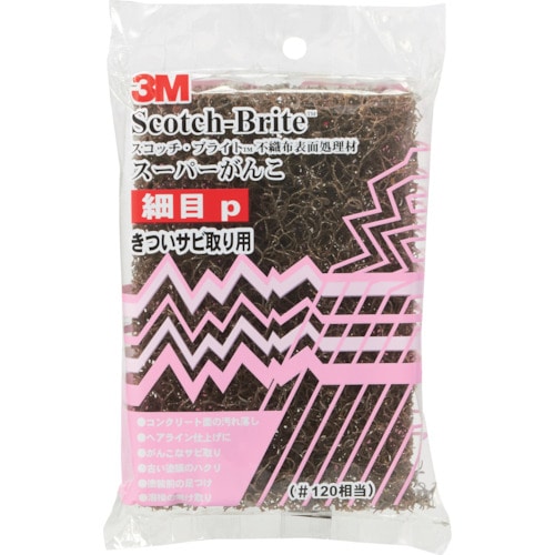 トラスコ中山 3M スコッチ・ブライト ス-パ-がんこ 細目 P（ご注文単位1枚）【直送品】