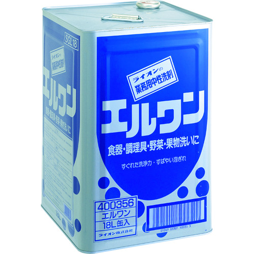 トラスコ中山 ライオン エルワン18L(ご注文単位1缶)【直送品】