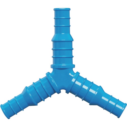 トラスコ中山 IRIS 168008 分水ホース継ぎ手Φ9-12 SGP-39 アクアブルー（ご注文単位1個）【直送品】