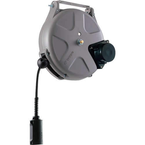 トラスコ中山 TRIENS 黒ウレタンエアーホースリール スローモーション 内径6.5mm×10m(黒ホース)(ご注文単位1台)【直送品】