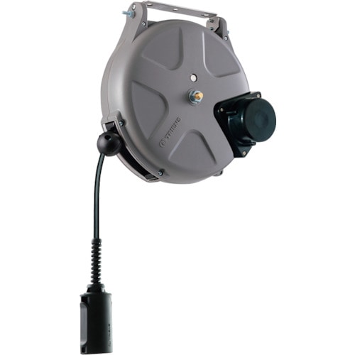 トラスコ中山 TRIENS 耐火花性ソフトホースリール スローモーション 内径6.5mm×10m(ご注文単位1台)【直送品】