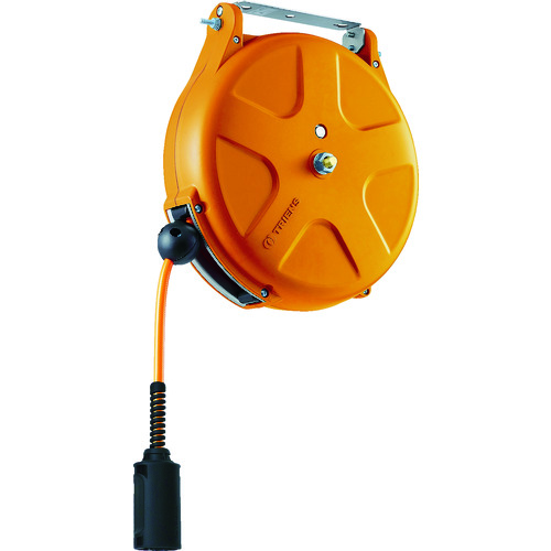 トラスコ中山 TRIENS エアーホースリール 内径6.5mmX13m オレンジ(ご注文単位1台)【直送品】