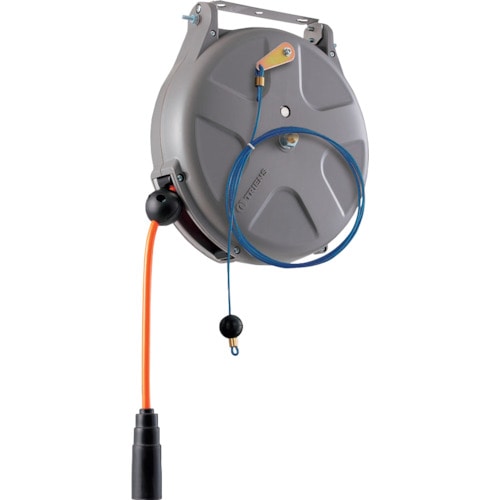 トラスコ中山 TRIENS エアーホースリール 内径8mm×6m ブレーキ式(ご注文単位1台)【直送品】
