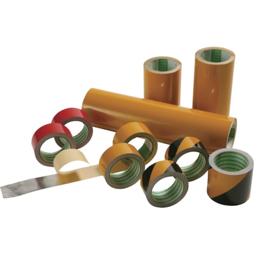 トラスコ中山 日東エルマテ 粗面反射テープ 150mmx10m レッド(ご注文単位1巻)【直送品】