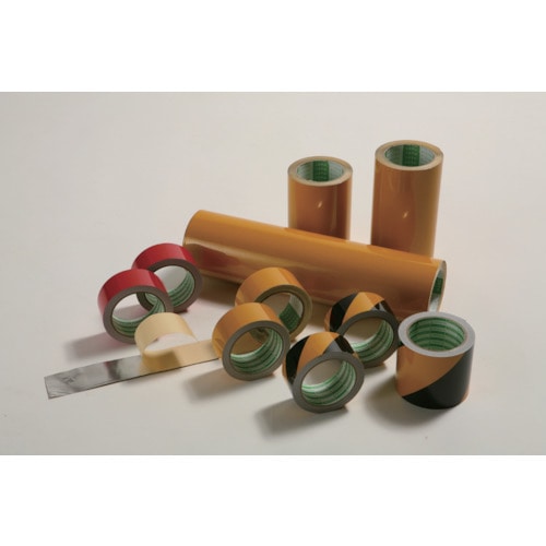 トラスコ中山 日東エルマテ 粗面反射テープ 400mmx10m イエロー(ご注文単位1巻)【直送品】