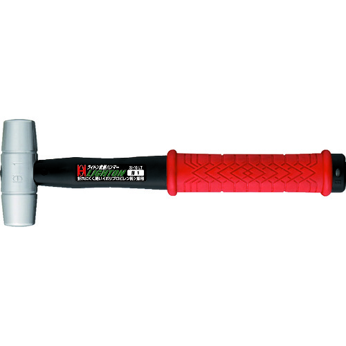 トラスコ中山 OH ライトン軟鉄ハンマー(PP柄) #1(ご注文単位1本)【直送品】