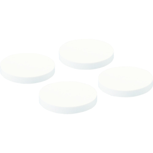 トラスコ中山 ミツギロン 洗濯トレー 洗濯機用防振マット ホワイト (4枚入)(ご注文単位1袋)【直送品】