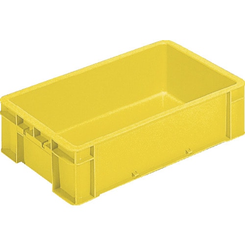 トラスコ中山 サンコー ボックス型コンテナー 201205 サンボックス#12ー3 イエロー(ご注文単位1個)【直送品】