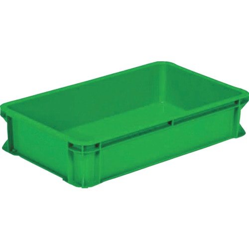 トラスコ中山 サンコー ボックス型コンテナー 202227 サンボックス#22J グリーン(ご注文単位1個)【直送品】