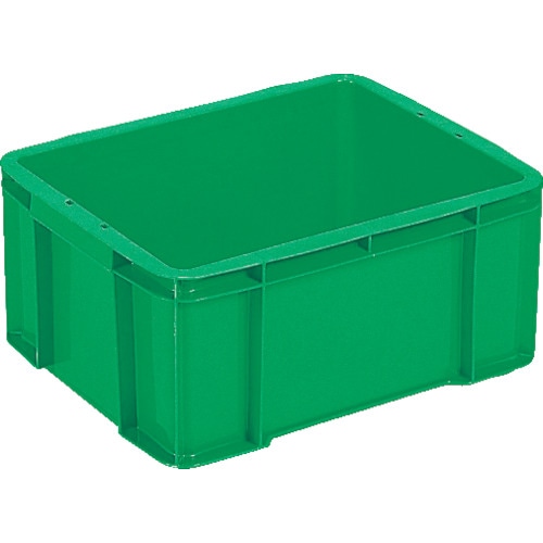 トラスコ中山 サンコー ボックス型コンテナー 202605 サンボックス#28ー2 グリーン(ご注文単位1個)【直送品】