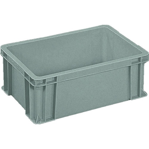 トラスコ中山 サンコー ボックス型コンテナー 203708 サンボックス#36-2 ライトグレー (ご注文単位1個)【直送品】