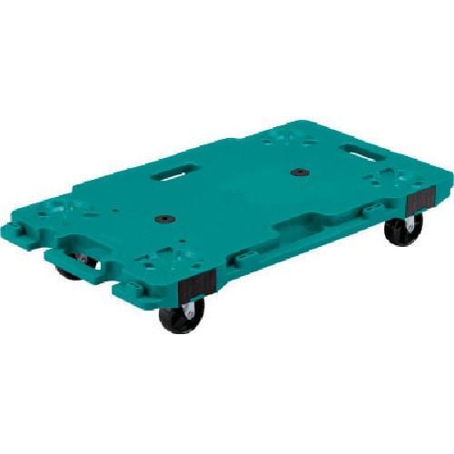 トラスコ中山 サンコー 樹脂製平台車 802462 サンキャリー6839 グリーン(ご注文単位1台)【直送品】