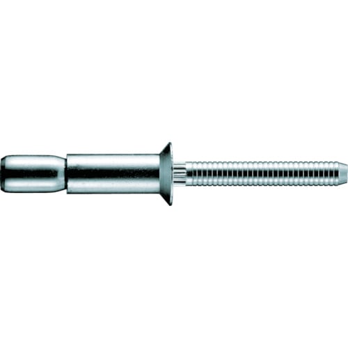 トラスコ中山 POP ウルトラグリップリベットΦ6.4スチール皿頭 (1000本入)（ご注文単位1箱）【直送品】