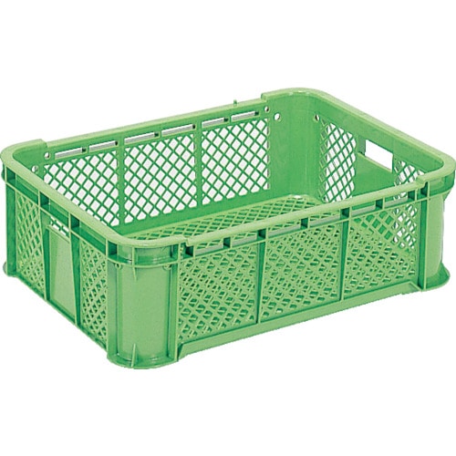 トラスコ中山 サンコー スタッキングコンテナー 104603 サンテナーB#40ー2グリーン(ご注文単位1個)【直送品】