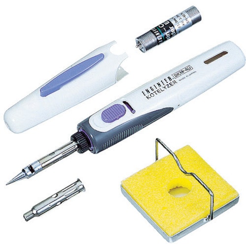 トラスコ中山 エンジニア ガス式コードレスはんだこて コテライザー(ご注文単位1セット)【直送品】