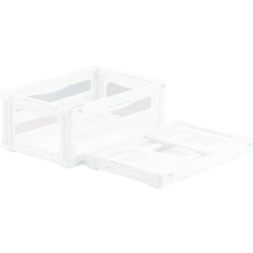 トラスコ中山 サンコー 折りたたみコンテナー 559140 マドコンライトO-30Bホワイト(ご注文単位1個)【直送品】