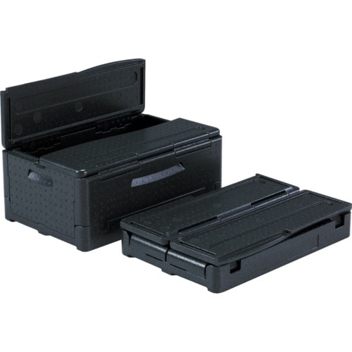 トラスコ中山 サンコー 折りたたみコンテナー 780510 EPオリコン38 ブラック(ご注文単位1個)【直送品】